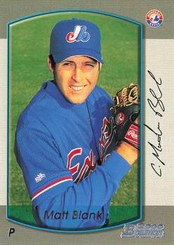 2000 Bowman #181 Matt Blank Front