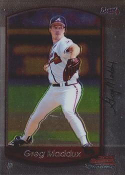 2000 Bowman Chrome #103 Greg Maddux Front