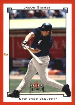 2002 Fleer Premium - Star Rubies #SR70 Jason Giambi Yankees  Front