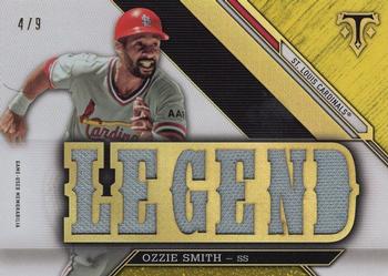 2016 Topps Triple Threads - Triple Threads Relics Legends Gold #TTRL-OS Ozzie Smith Front