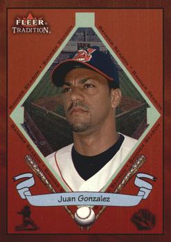 2002 Fleer Tradition Update - 2002 Fleer Tradition Glossy #488 Juan Gonzalez Front