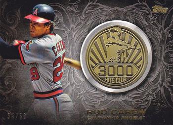 2016 Topps Update - 3000 Hits Club Medallions Gold #3000M-16 Rod Carew Front