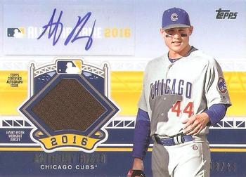 2016 Topps Update - All-Star Stitches Autographed Relics #SAP-AR Anthony Rizzo Front