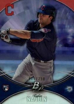 2016 Bowman Platinum - Purple #46 Tyler Naquin Front