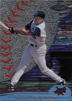 2000 Finest #5 Garret Anderson Front