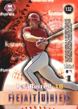 2000 Finest #132 Josh Hamilton / Pat Burrell Back