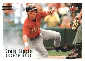 2002 Fleer Triple Crown - Batting Average Parallel #44 Craig Biggio Front