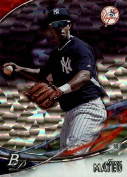 2016 Bowman Platinum - Top Prospects Ice #TP-JM Jorge Mateo Front