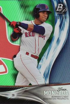 2016 Bowman Platinum - Next Generation Prospects Green #NGP-5 Yoan Moncada Front