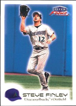 2000 Fleer Focus #27 Steve Finley Front