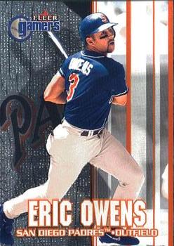 2000 Fleer Gamers #58 Eric Owens Front