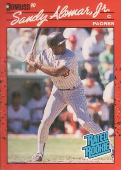 1990 Donruss #30 Sandy Alomar, Jr. Front