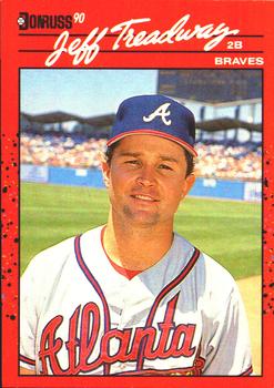 1990 Donruss #50 Jeff Treadway Front