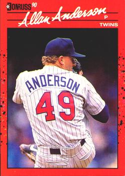 1990 Donruss #64 Allan Anderson Front