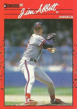 1990 Donruss #108 Jim Abbott Front