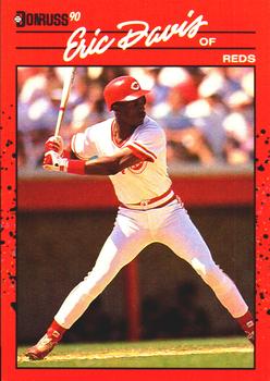 1990 Donruss #233 Eric Davis Front