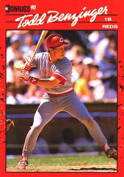 1990 Donruss #257 Todd Benzinger Front