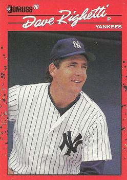 1990 Donruss #311 Dave Righetti Front