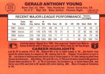 1990 Donruss #325 Gerald Young Back