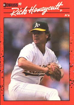 1990 Donruss #386 Rick Honeycutt Front