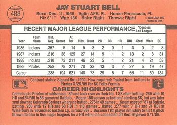 1990 Donruss #488 Jay Bell Back