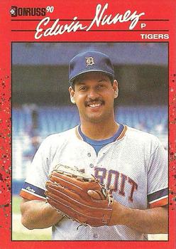 1990 Donruss #563 Edwin Nunez Front