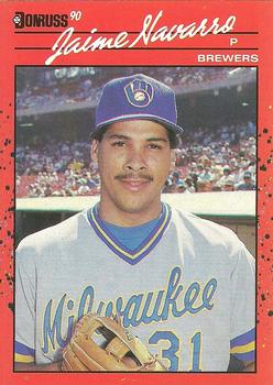 1990 Donruss #640 Jaime Navarro Front