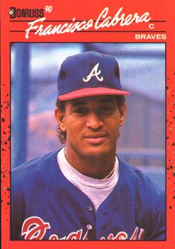 1990 Donruss #646 Francisco Cabrera Front