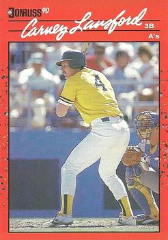 1990 Donruss #95 Carney Lansford Front