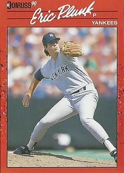 1990 Donruss #196 Eric Plunk Front