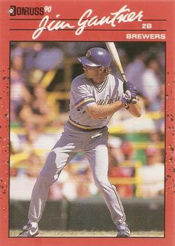 1990 Donruss #291 Jim Gantner Front