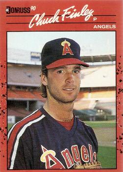 1990 Donruss #344 Chuck Finley Front