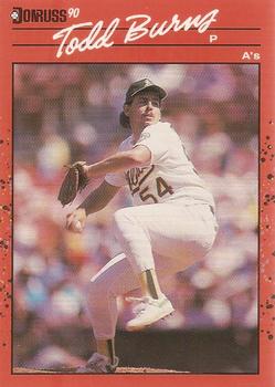 1990 Donruss #446 Todd Burns Front