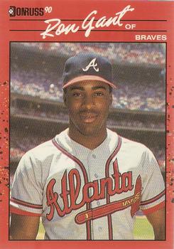 1990 Donruss #475 Ron Gant Front