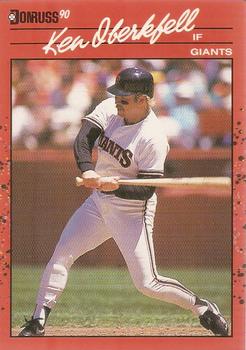 1990 Donruss #494 Ken Oberkfell Front