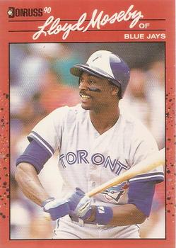 1990 Donruss #504 Lloyd Moseby Front