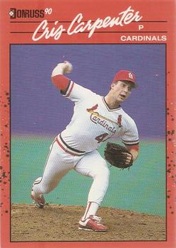 1990 Donruss #634 Cris Carpenter Front