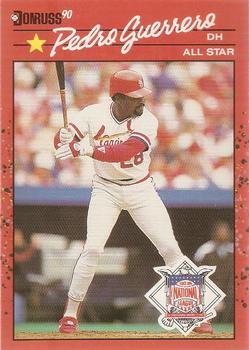 1990 Donruss #674 Pedro Guerrero Front