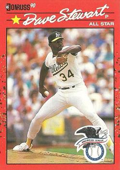 1990 Donruss #703 Dave Stewart Front