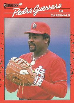 1990 Donruss #63 Pedro Guerrero Front