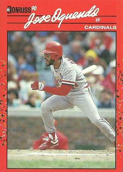 1990 Donruss #161 Jose Oquendo Front