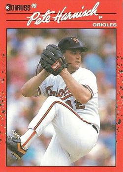 1990 Donruss #596 Pete Harnisch Front