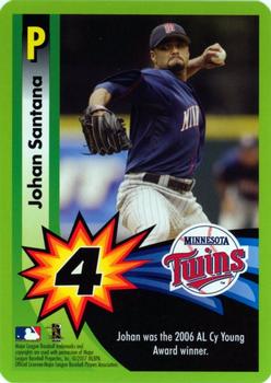 2007 Snap MLB Trade Up #NNO Johan Santana Front