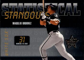 2002 Leaf Rookies & Stars - Statistical Standouts #SS-13 Magglio Ordonez  Front