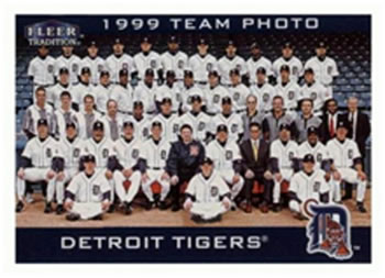 2000 Fleer Tradition #412 Detroit Tigers Front