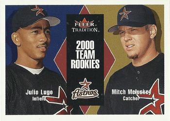 2000 Fleer Tradition Update #U120 Julio Lugo / Mitch Meluskey Front