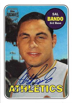 2002 Topps Archives - Autographs #TAA-SB Sal Bando Front