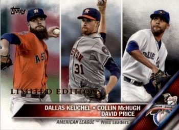 2016 Topps - Limited #187 Dallas Keuchel / Collin McHugh / David Price Front