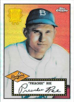 2002 Topps Chrome - 1952 Reprints Refractors #52R-11 Preacher Roe  Front