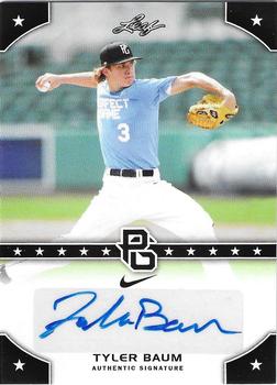 2015 Leaf Perfect Game National Showcase - Base Autograph #PG-TB3 Tyler Baum Front
